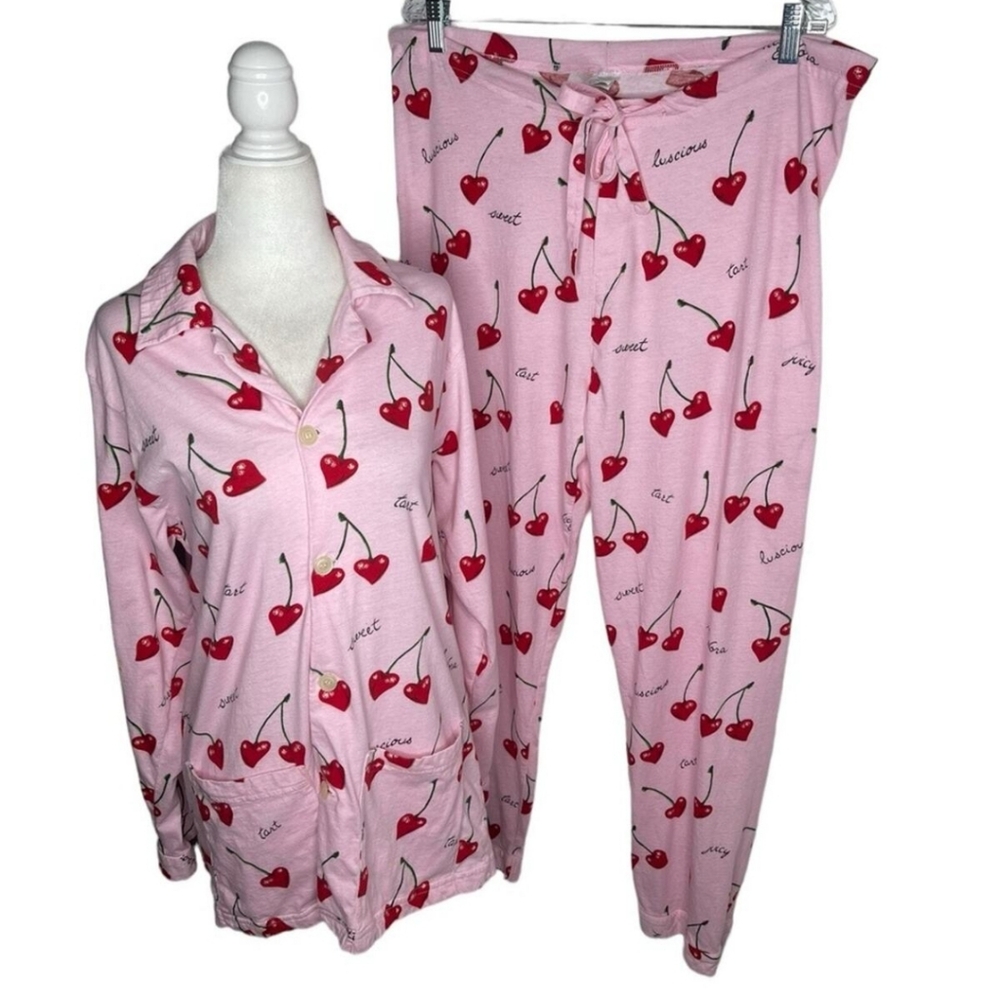 Nick & Nora Tart Cherry Pajamas